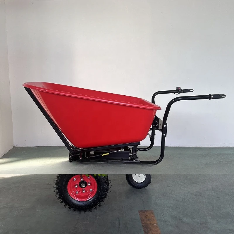 wholesale electric wheelbarrow with 666lbs load capacity power assisted hand trolley