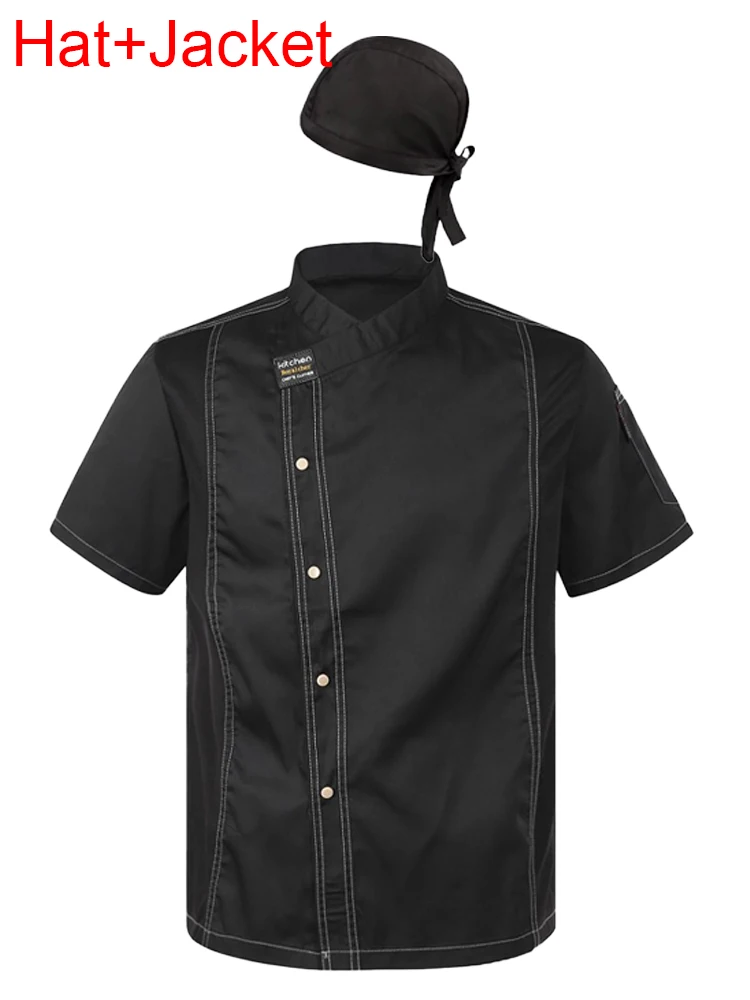 Servizio di ristorazione Abiti da cuoco Cucina dell'hotel Abbigliamento da lavoro Abito Ristorante Camicia da cucina Panetteria Café Cameriere Uniforme da lavoro per giacca