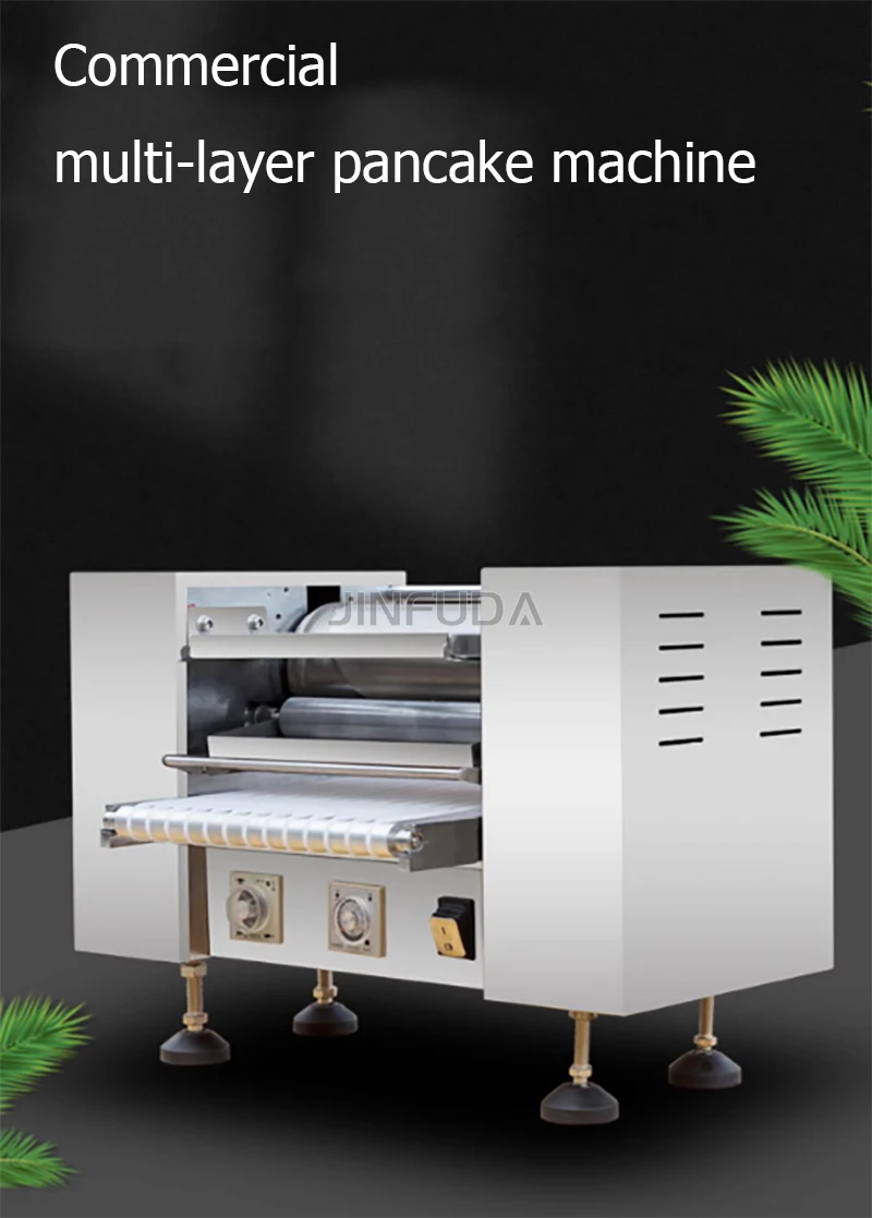 Commercial Crepe Maker Machine For Mille Crepe Burrito Skin Fast Production