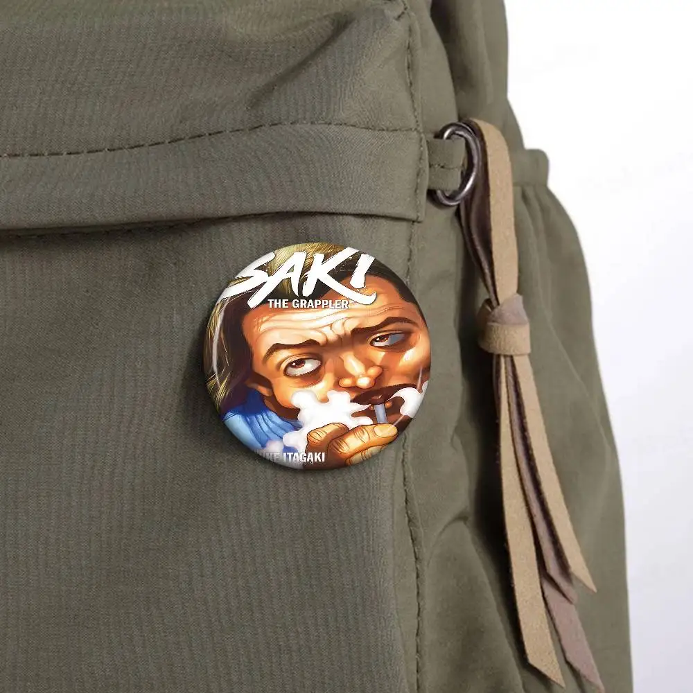 باكي ذا جرابلر أنيمي أنيمي زر دبوس بروش اليدوية للملابس الكرتون شارة ظهره الديكور مجوهرات اكسسوارات #6