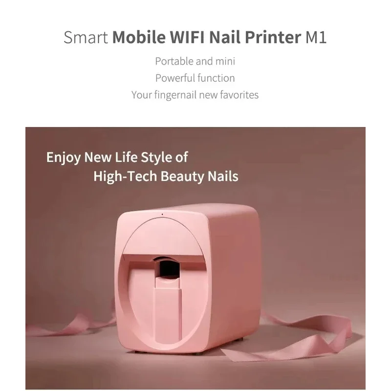 

UMI.2026new 3d Nail Printer Inteligente Móvil Nail Printer App Control Dc5v/2a Professional Digital Nails Or Printing 2024