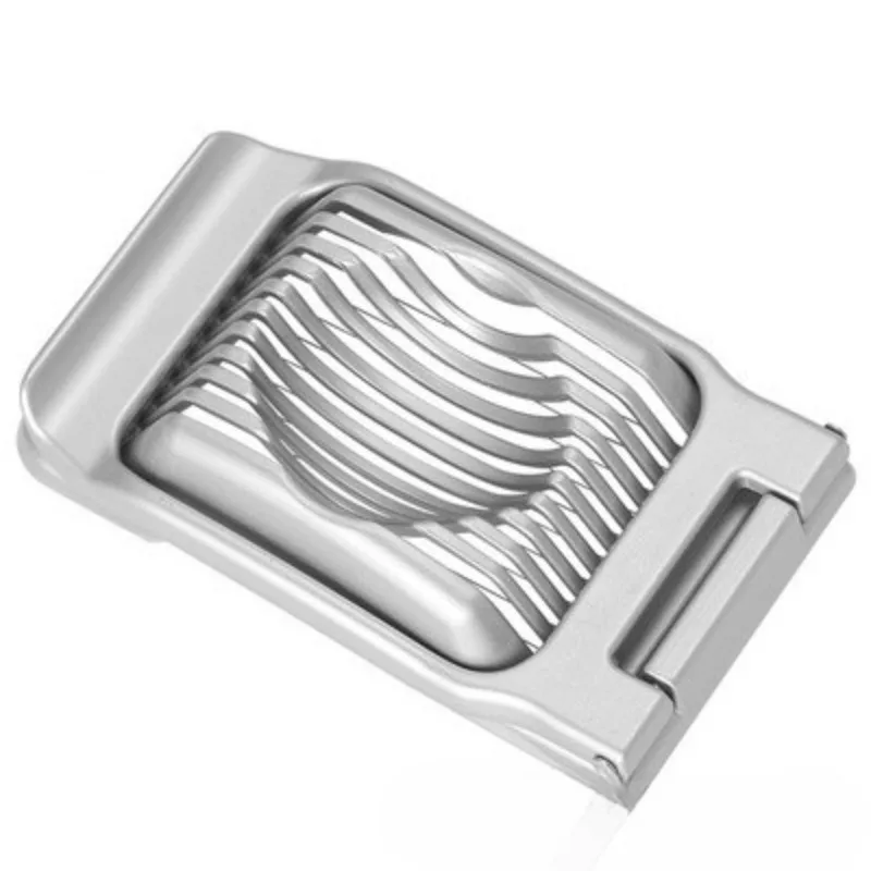 Creative Japanese aluminum alloy egg splitter, multi-functional kitchen gadget egg slicer and egg cutter