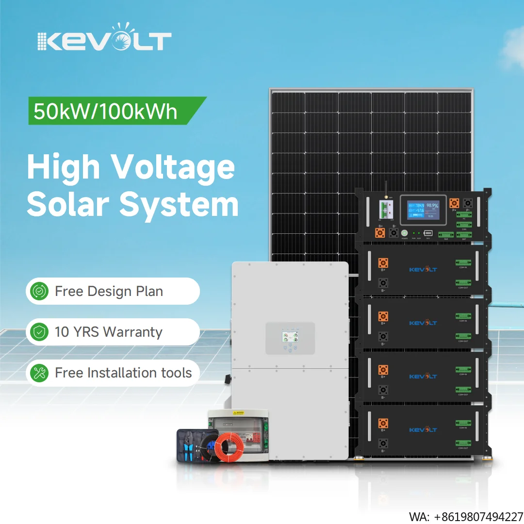 Photovoltaic 30kW 40kW Solar Energy System Hybrid Solar Power System 120V 220V 240V 380V