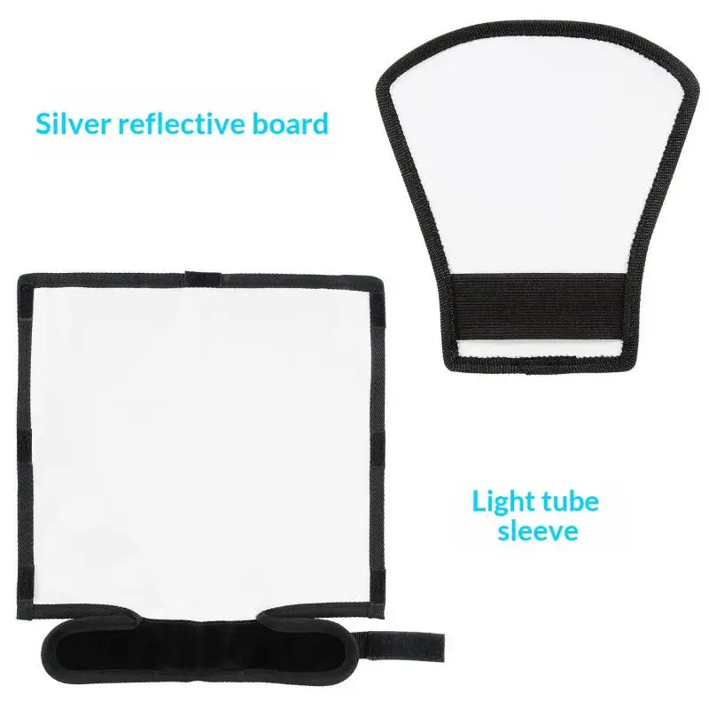 ∘Foldable Flash Diffuser Softbox Mini Portable Lightweight Speedlite Compatible for Studio Outdoor Soft Light Photography