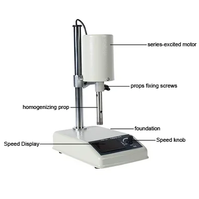 IKEME New Lab Mixer High Speed Dispersion Stirrer Homogenizer Price Chemical Laboratory Cream Homogen homogenizer mixer