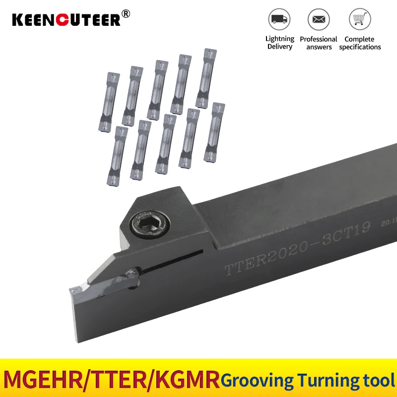 Inserção de Carboneto para Ferramenta de Torneamento Mgehr20232tgk Tter20233t19 Kgmr20k-2t17 Mgehr Tter Kgmr Grooving Tdc Tdt Cnc