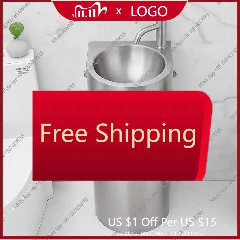 

Умывальник из нержавеющей стали S-типа, уличный интегрированный умывальник для детских садов и начальных школ, низкий напольный умывальник