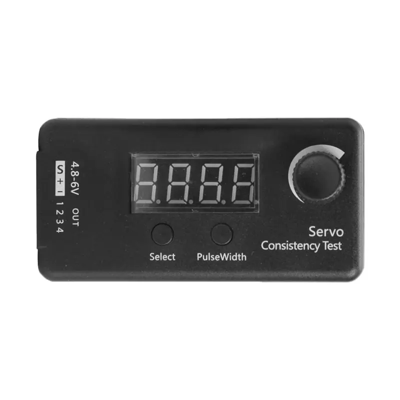 ABXE-Digital Servo Tester 3-Modes ESC Throttle Controller For RC Models DC4.8-6V Servo Consistency Testing System