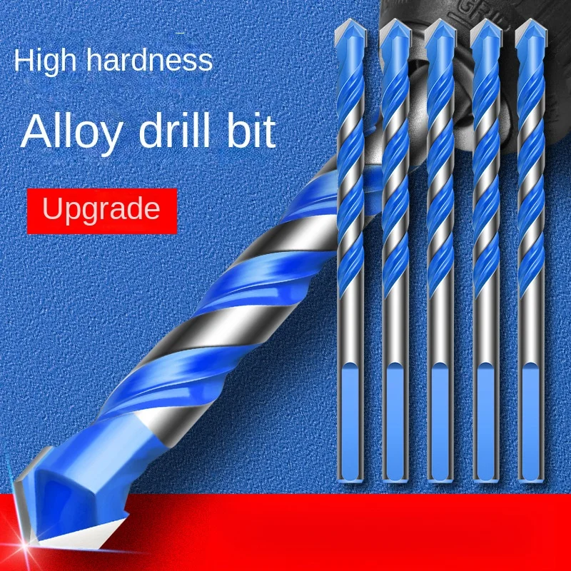 7/9Triangle Drill Bit Set for Tile, Glass, Concrete, Alloy, Multi-Function, High Hardness, Hole Opener, Tile, Cement, Concrete W