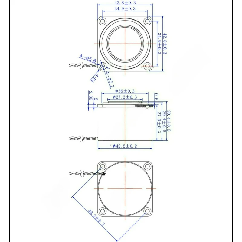 SOTAMIA 2 قطعة 4343 تجويف المتكلم 8 أوم 5 واط التردد المنخفض الوسائط المتعددة سماعة موسيقية صندوق الجسم آلة الإعلان مكبر صوت