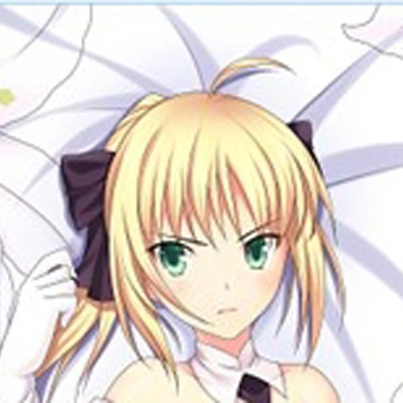 New Pattern Dakimakura Anime Saber Lily Double-sided Print Life-size Body Pillow Cover Bedding Gifts