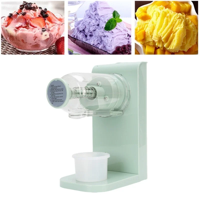 For Home Commercial Use Rechargeable Snow Cone Machine 13000rpm High Efficiency Electric Shaved Ice Maker