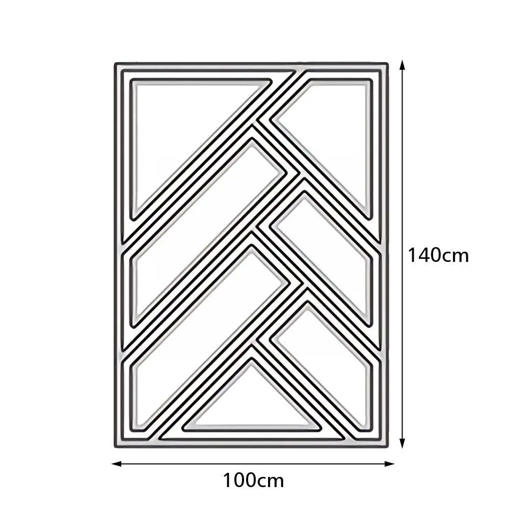 Rectangular Background Plate Craft Embossing Mold 2023 Metal Cutting Dies For DIY Decorative Scrapbooking Album Card Making Y3R7