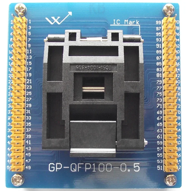 

Ic51-1004-809-23 test seat qfp100 tqfp100 lqfp100 programming seat burning seat