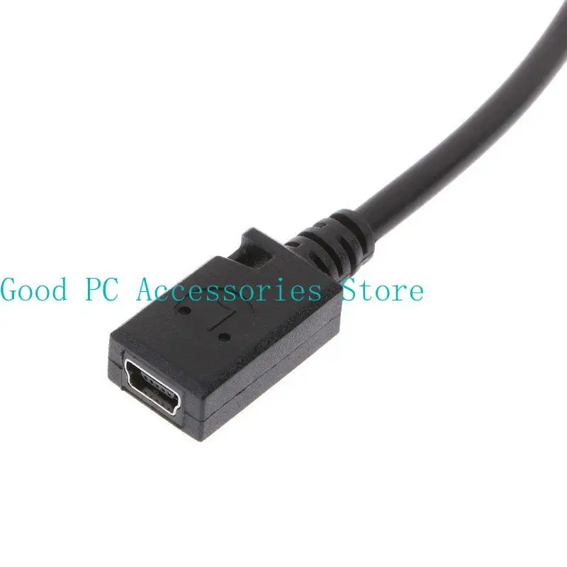 652F Mini USB Female to Micro USB Male HighSpeed Data Sync OTG Power Supply Charging Cable 22cm for Phone PC