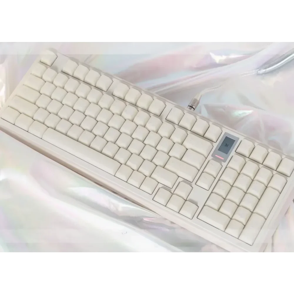 Cherry Keycaps ABS 161-key Alabaster Cream 2-color Injection Molding Suitable for 60/84/98/108 Mechanical Keyboards