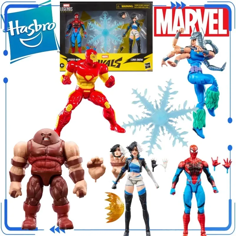 Original Hasbro Marvel Legends Series Spider-Man Luna Snow Juggernaut War Machine Omega Red bewegliche Actionfigur auf Lager