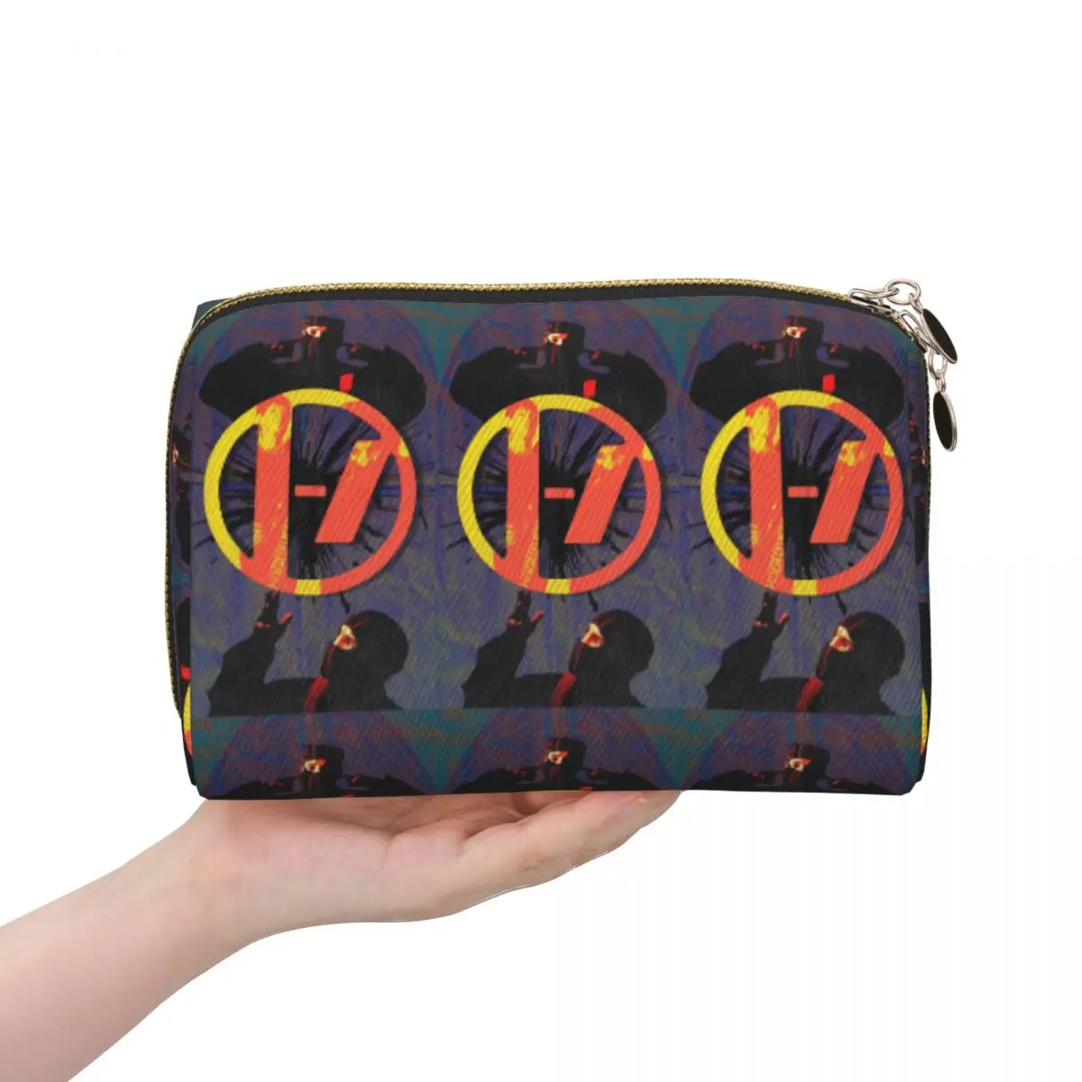 

T-Twenty One P-Pilots женская косметичка дорожный органайзер для макияжа сумка для хранения туалетных принадлежностей Dopp Kit Box