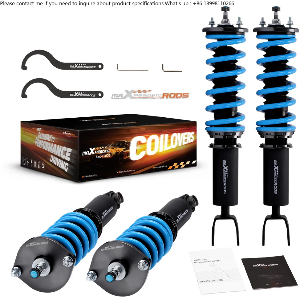 

Регулируемые по высоте койловеры Street 24 Ways с двухтрубной конструкцией для Nissan 300ZX Z32 RWD VG30DE (пружинные амортизаторы)