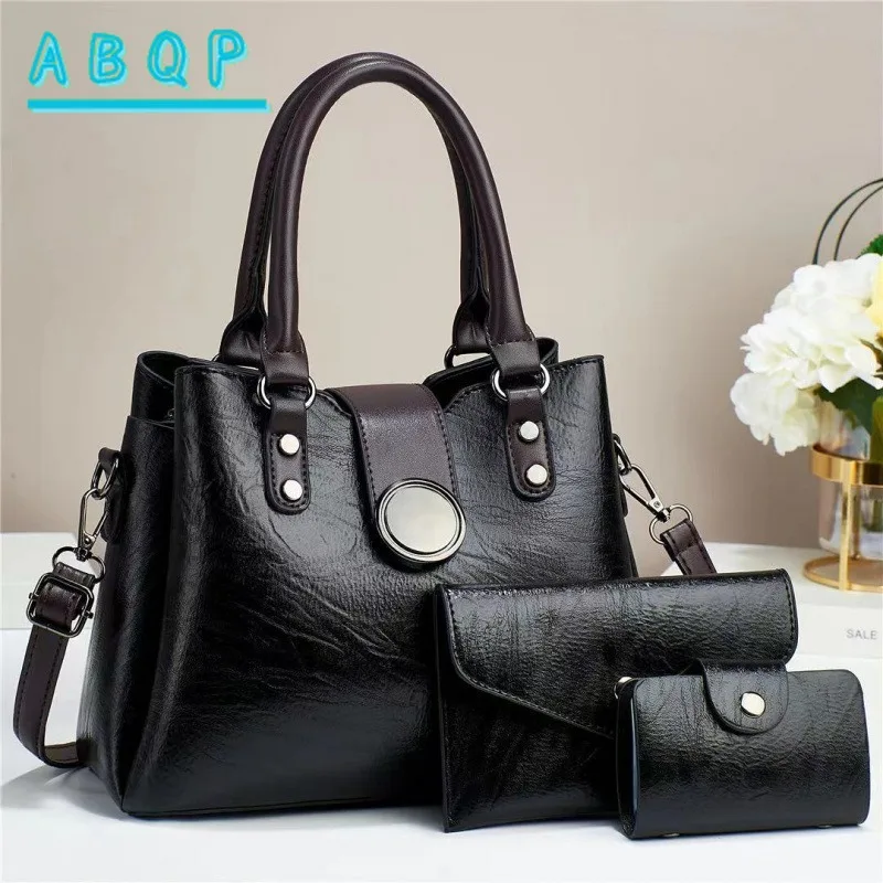 

Women's Shoulder Bag Large Capacity Luxury Brand 3-piece Set Women's Shoulder Crossbody Bag Fashionable Women's Bag High Quality