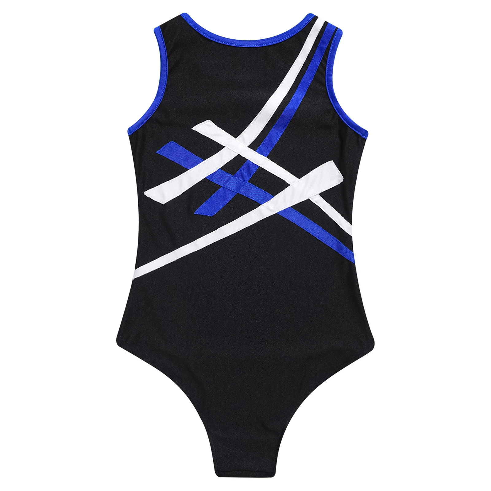 Kids Boys Rhythmic Gymnastics Leotard Ballet Dance Acrobatics Figure Skating Performance Costume Sleeveless Athletic Bodysuit