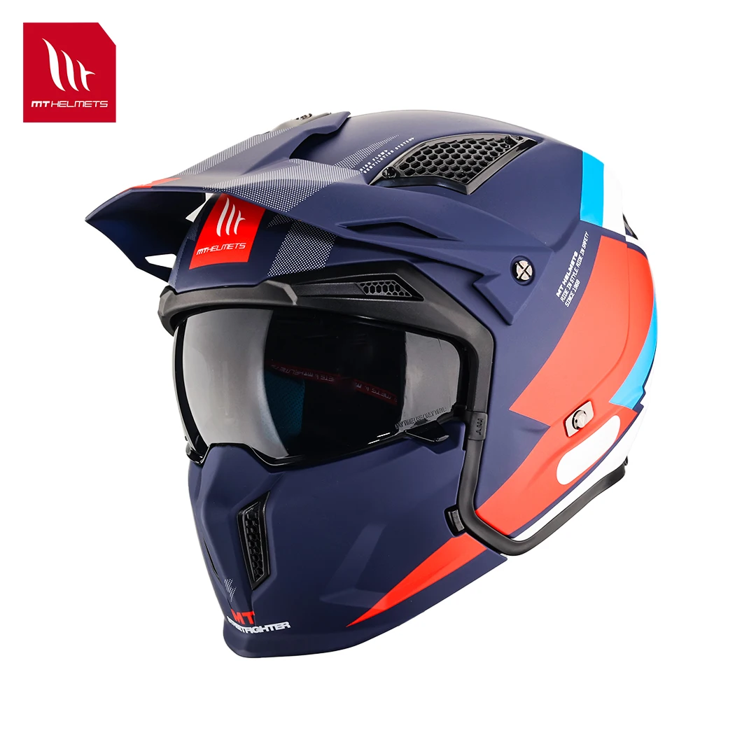 خوذة دراجة نارية معيارية MT Streetfighter SV Motocross خوذات سباق الدراجات النارية القابلة للإزالة مع غلاف ABS جميع المواسم #3