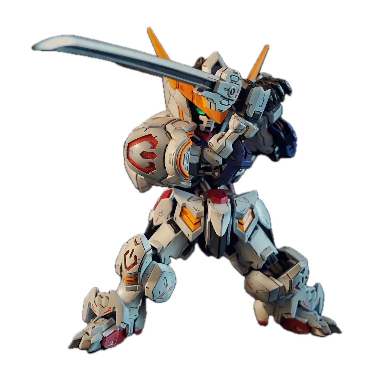GAOGAO Barbatos MGSD ASW-G-08 مع ملصقات تجميع Mecha أطقم منمذجة تجميع الألعاب