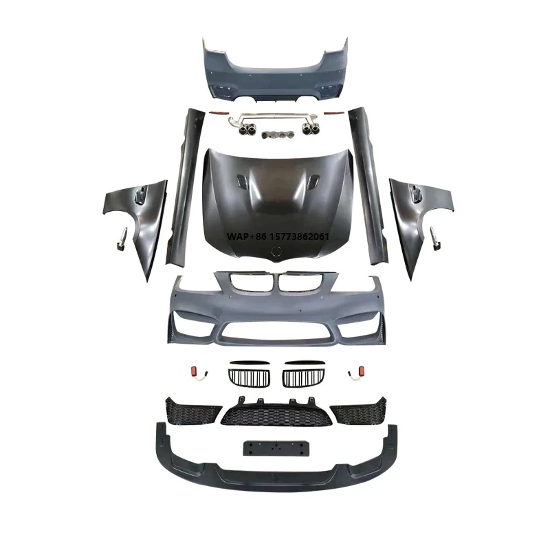 

M4 Style Car Parts Car Bumpers PP Plastic Body Kits for BMer 3 Series E90 2005-2008 Upgrade M4