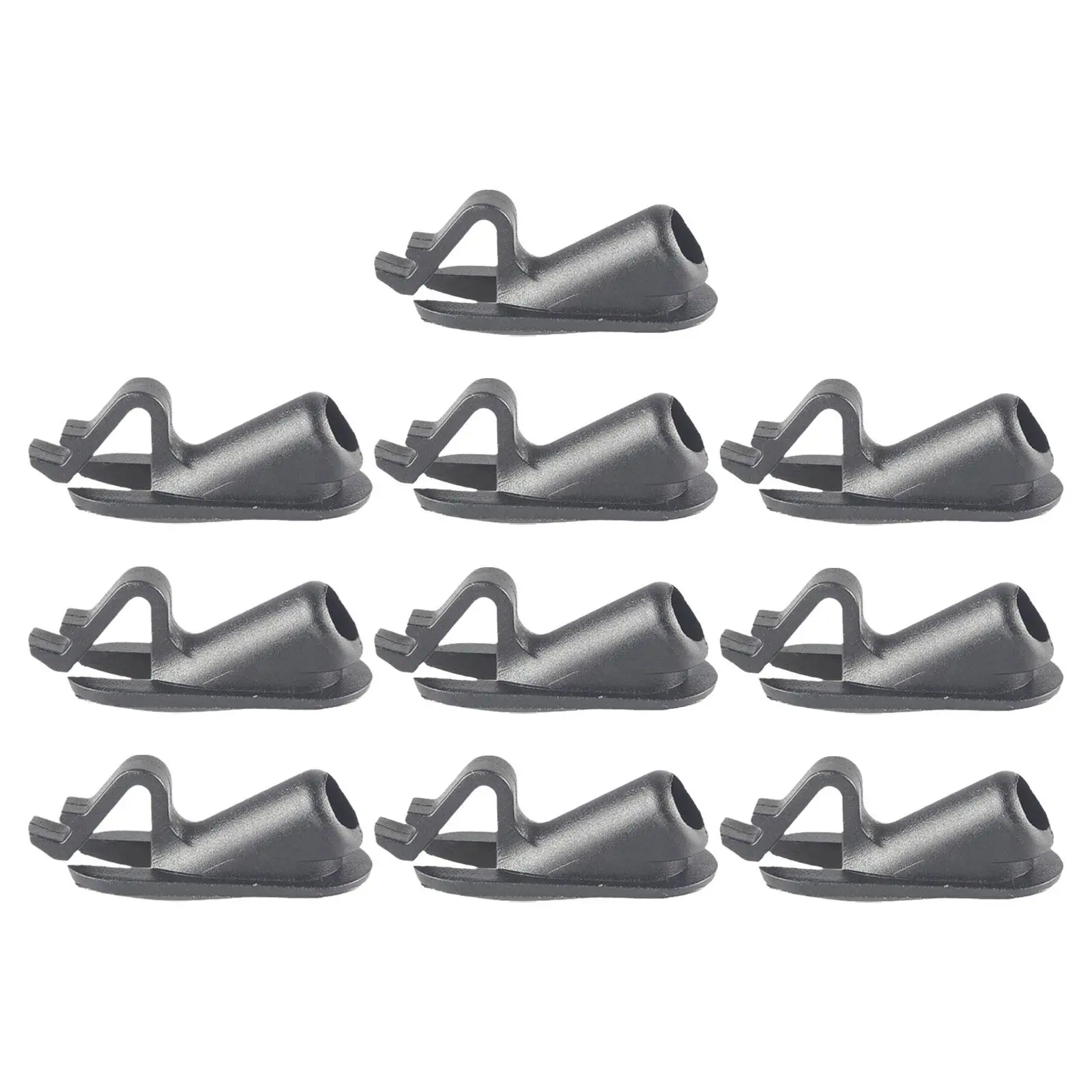 

10 Pieces Bike Cable Tube Clamps Lightweight Bike Accessories Brake Cable Buckles Clip Holders for Road Bikes Mountain Bikes