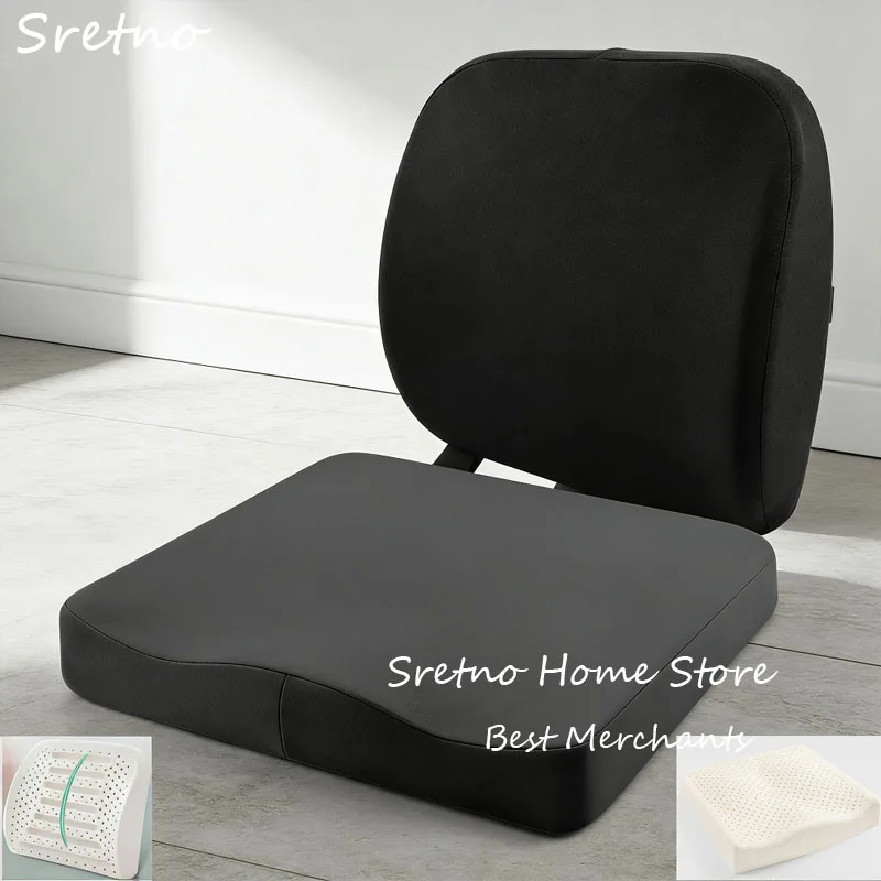 

SRETNO Office Chair Cushions Beautiful Buttocks Car Seat Cushions Pregnant Woman Hemorrhoid Cushion with Waist Cushion cojines