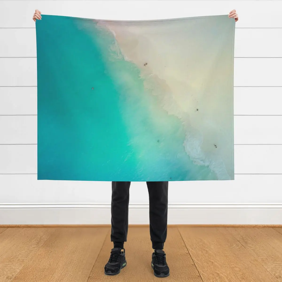 

Turquoise Beach Throw Blanket Soft Beds blankets and throws wednesday Blankets