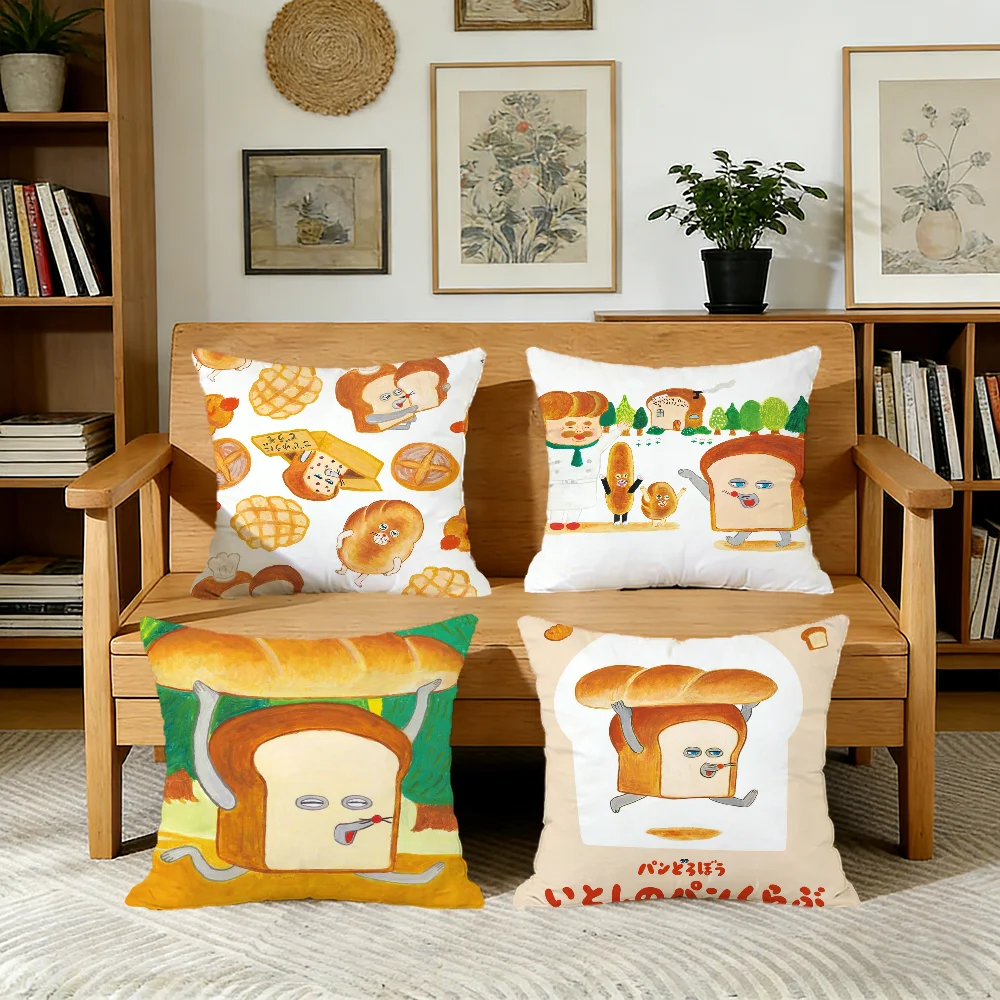 B-bread cute t-thief cushion cover For Pillow Printing Sofa Decoration Home Car Room Coffee Shop Office Nordic Simplicity