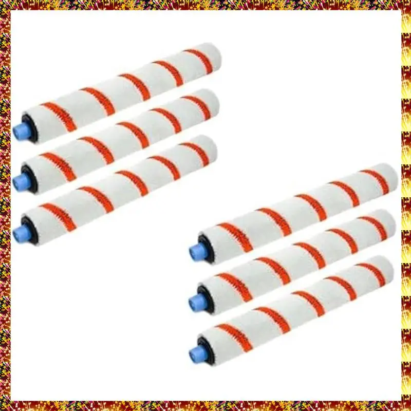 AGOUP 6 Buah Aksesori Suku Cadang Vakum Robot. Sikat Rol Utama untuk Sikat Penyedot Debu Robot Cuci Ilife W400 W450