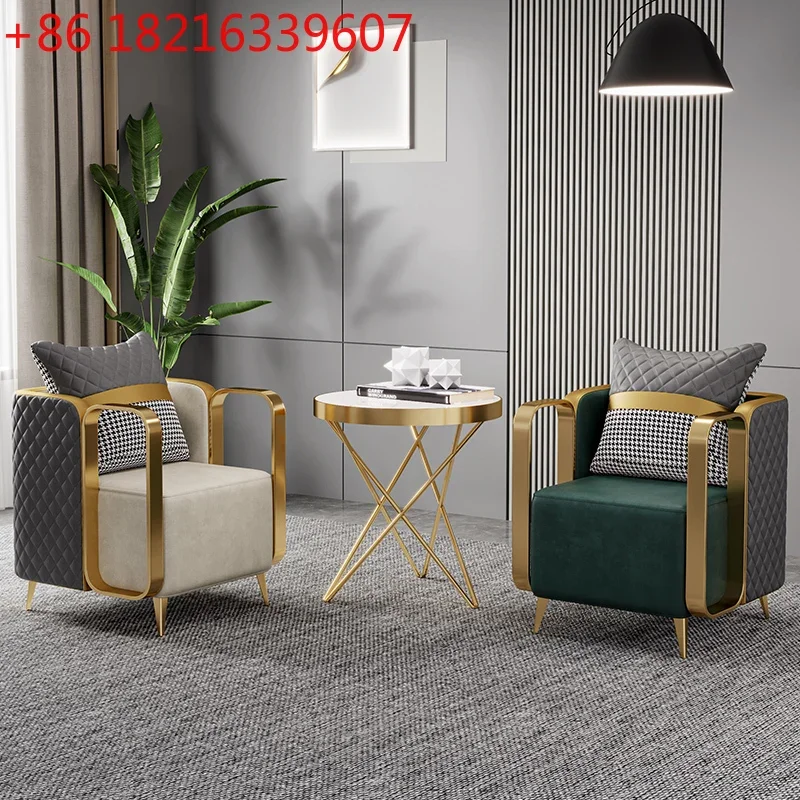 TAO Nordic Floor Furniture Living Room Single Sofa Dining Chair Victoria Relax Armchair Voven Upholstered Replacement Chairs Boo