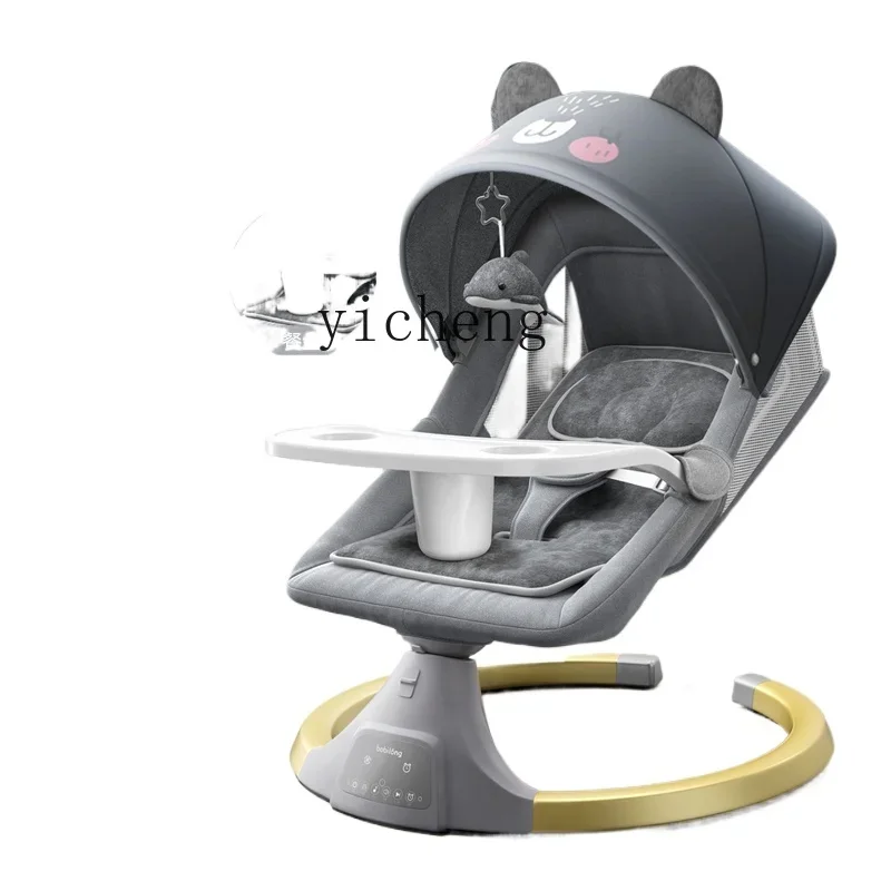 

Tqh Electric Baby Rocking Chair Baby Caring Fantstic Product Coax Sleeping Artifact Baby Reclining Comfort Bed Bassinet