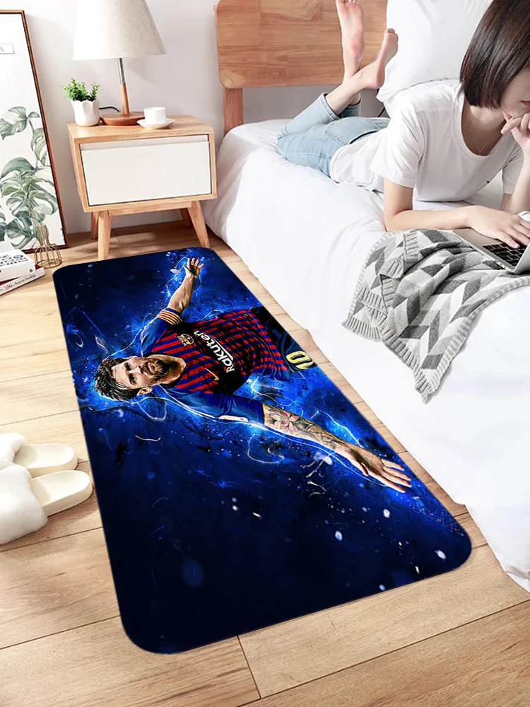 Living Room Rugs Foot Carpets Messi Entrance Doormat Kawaii Rug Floor Mats Carpet Anti Slip Bath Mat Home Kitchen Hallway Decor