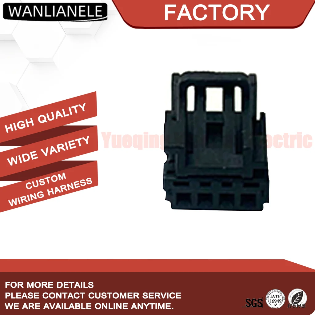 50 Sets 8K0973754 1670988-1 4 Pin Flat Contact Housing Connector Fit Door Switch Window Regulator Interior Harness