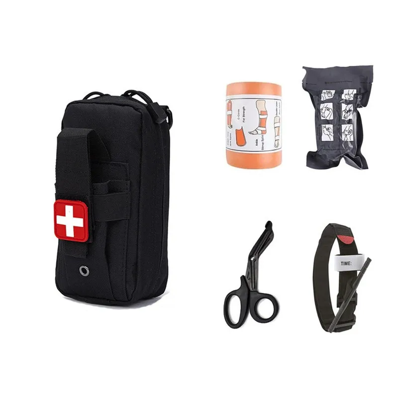 Kit primeros auxilios MOLLE IFAK EDC EMT vendaje torniquete tijeras