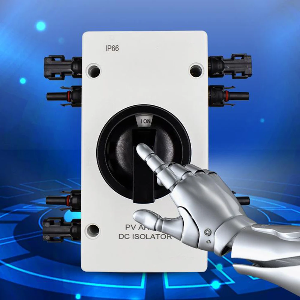 

Солнечный фотоэлектрический разъединитель постоянного тока 32 А 1000 В с водонепроницаемым корпусом IP66 запираемый поворотный переключатель для надежного наружного контроля энергии