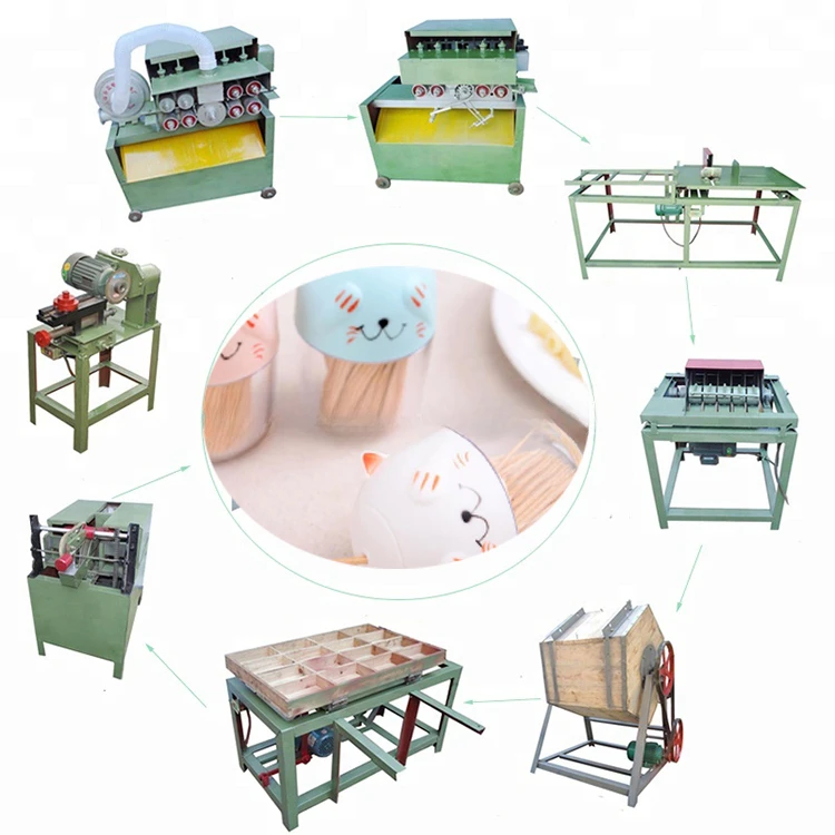 Automatic Bamboo Toothpick Machine