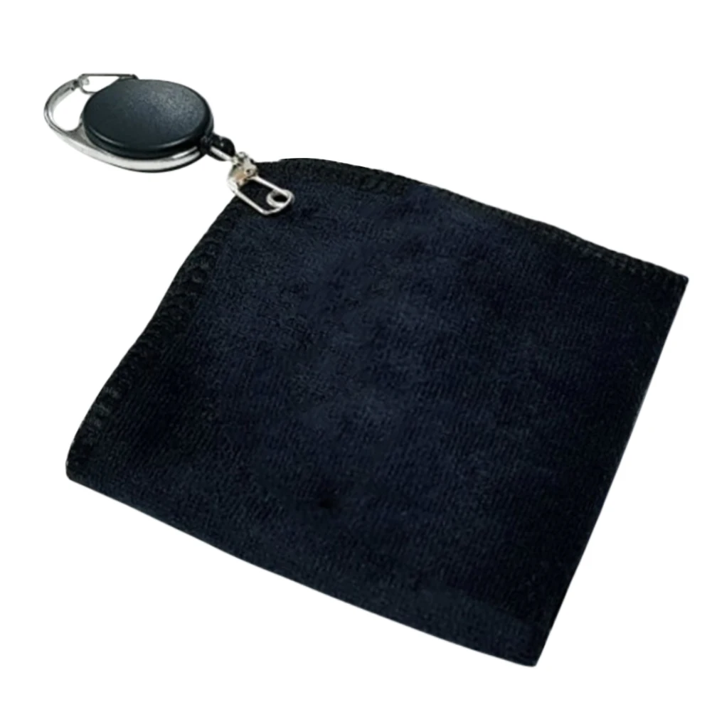 Golf Towel Golf Accessories Gifts Cotton Wipes 25x25cm for Men Husband Boyfriend Dad Golfer Daily Training Aids