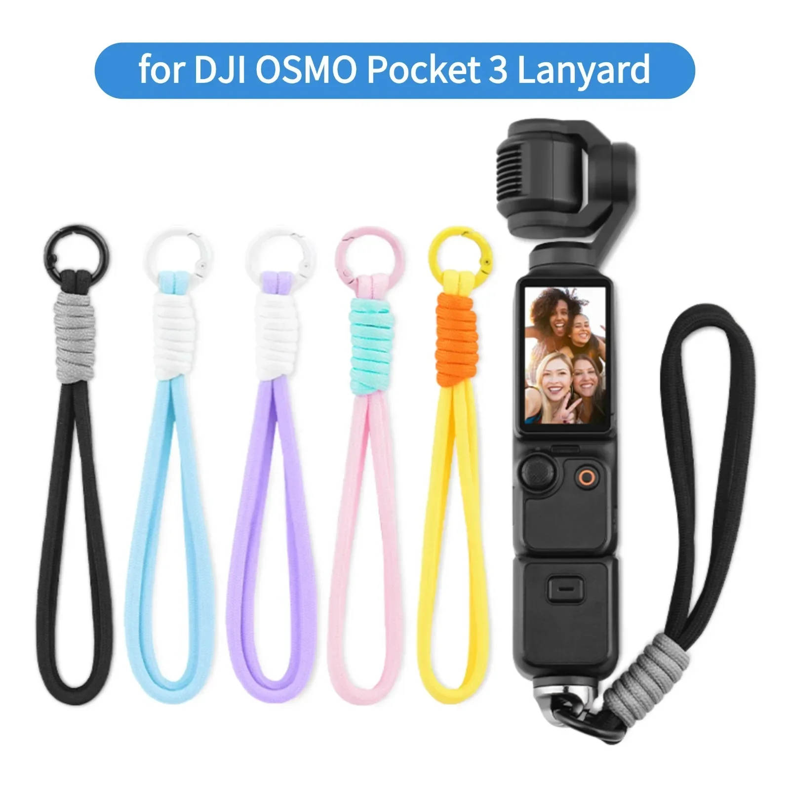 

Universal Anti-Drop Lanyard for DJI OSMO Pocket 3 Action 5 Pro 4 3 Insta360 GoPro Hero 13 12 11 10 9 8 Action Camera Accessories