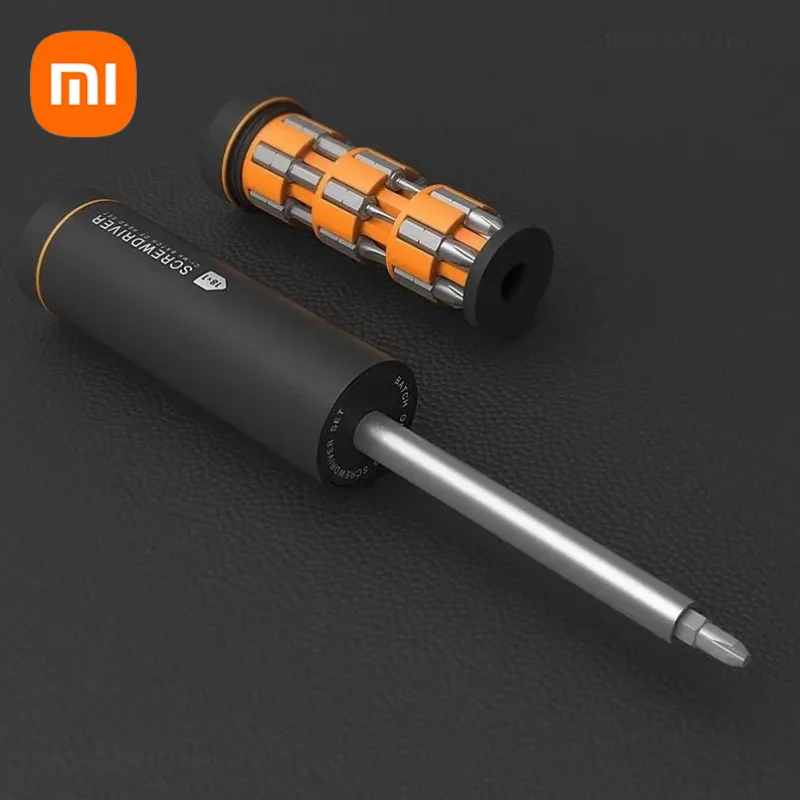 Xiaomi-jiuxun Screwdriver Grupo 18 em Chave de Fenda Armazenamento Escondido Multifuncional Substituível Portátil Ferramenta de Manutenção Doméstico
