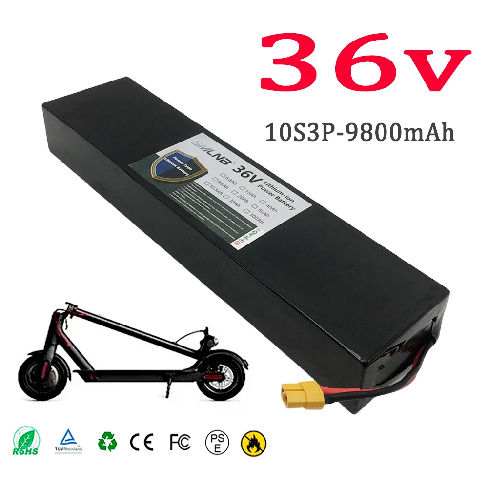 

36V with BMS board battery pack 10S3P Kugoo S2/S3/S4 High-power 9800mAh 18650 battery pack electric scooter
