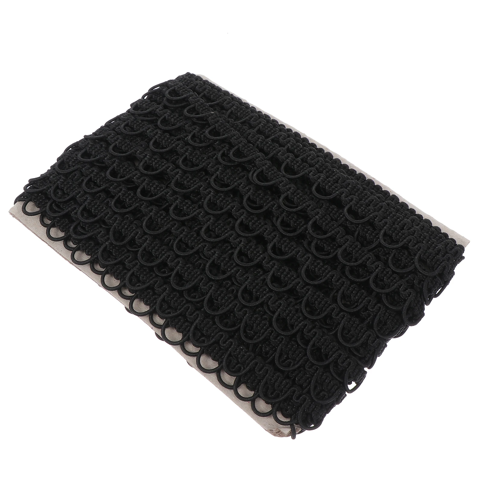 

Wavy Elastic Trim DIY Wedding Dress Accessories Clothing Decorations Polyester Durable Comfortable Use Elastic Button