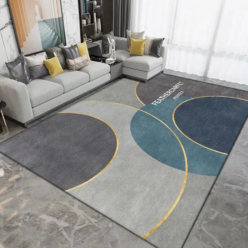 Modern Nordic Geometric Carpet Living Room Sofa Coffee Table Rug Decor Bedroom Rug Office Floor Mat Kitchen Lounge  Bedroom
