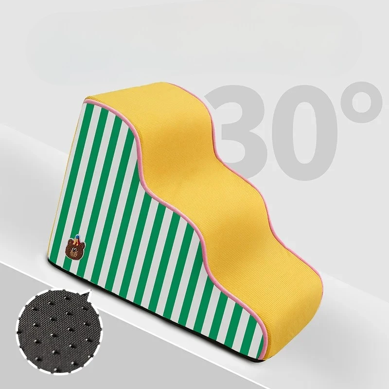 Pet Stairs Wave Dog Climbing Slopes Elderly Dog Home Small Dogs Multi Step Pedals Pet Ramp for Small Dogs