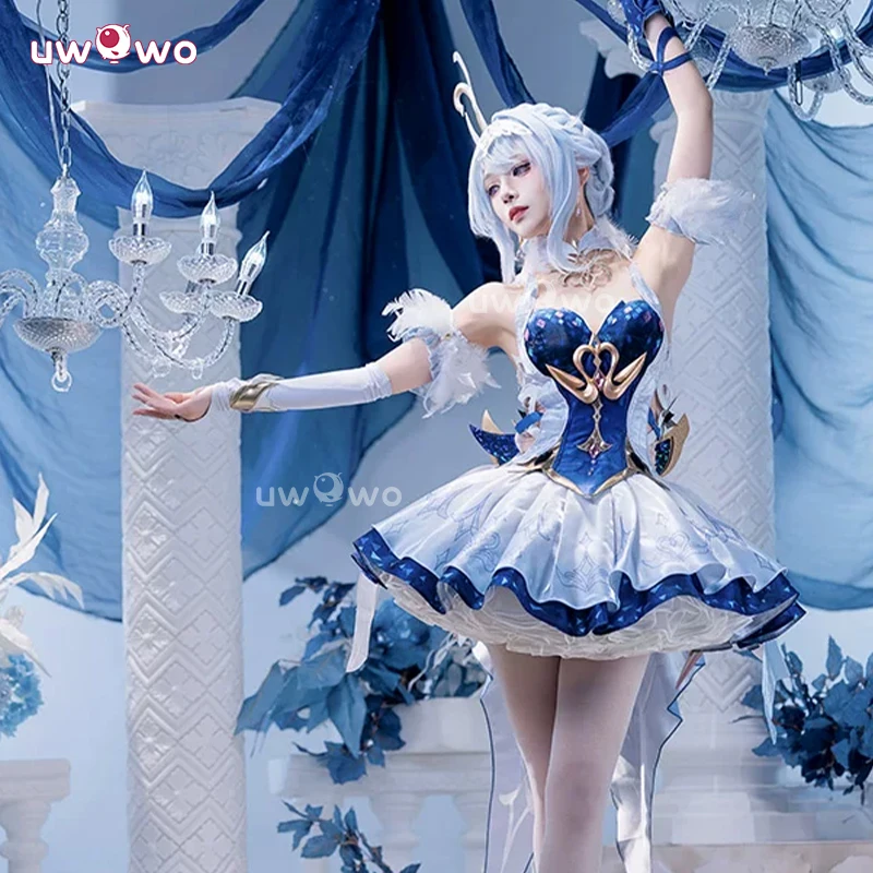 UWOWO Odette Cosplay Collab Series:Game Genshin Imapct Odette Cosplay Costume Odette Ballet Halloween Costume