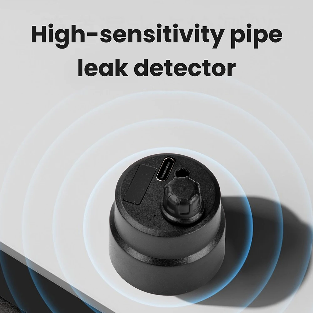 High-Sensitivity Pipeline Leak Detector Instrument Digital Display Audible Frequency Indicator Assisted Leak Detector Type C image 4