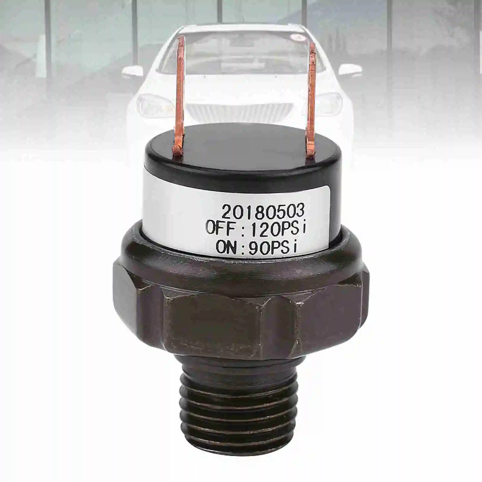 12V Universal Car Automatic Air Compressor Switch Air Pressure Control 90-120PSI Auto Parts